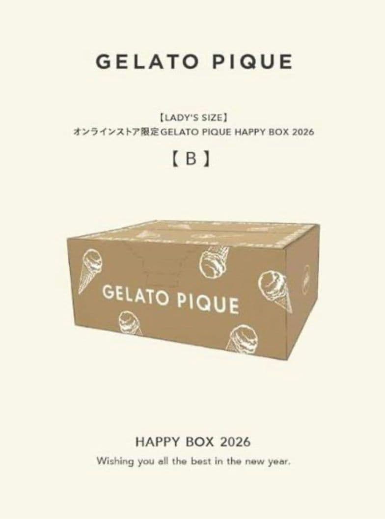 新品未開封 【GELATO PIQUE】福袋 2026年HAPPY BOX【B】