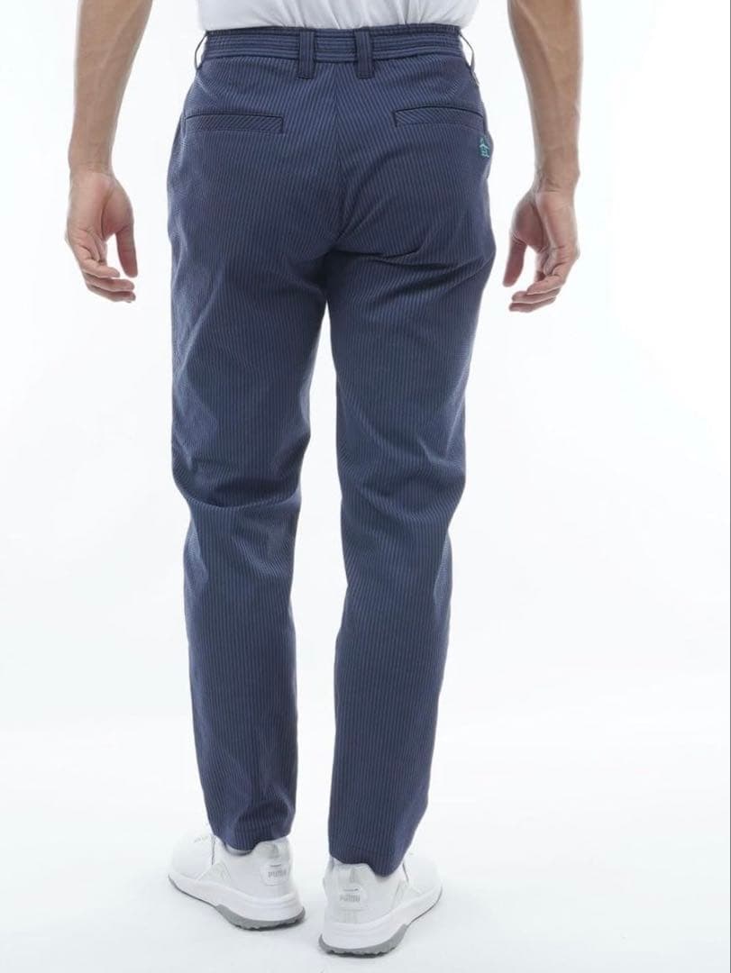 マンシングウェア　ネイビー ストレッチ ゴルフパンツ 84〜88cm