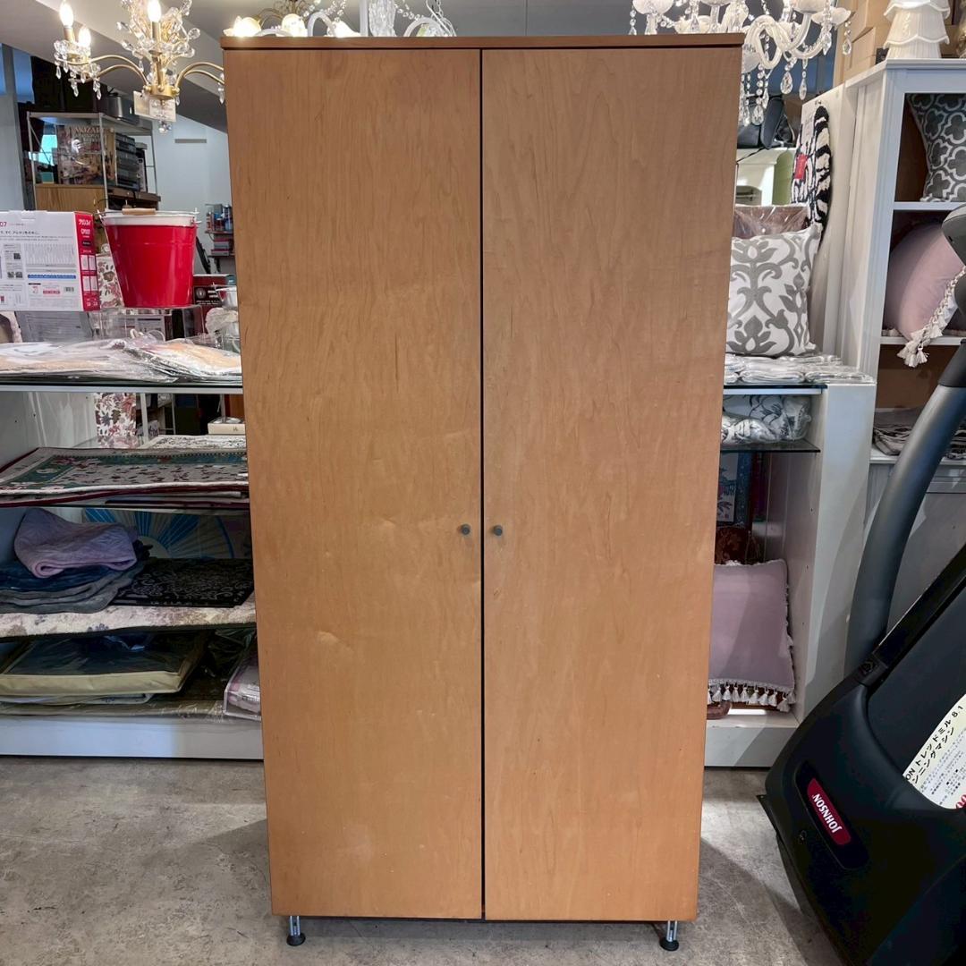 1【廃盤希少】無印良品 良品計画 木製ワードローブ クローゼット 洋風タンス