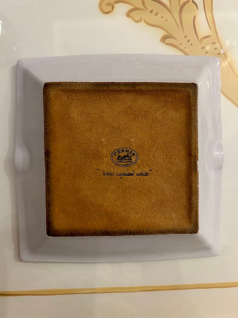 HERMES　エルメス　アッシュトレイ　ヨークシャテリア　灰皿　小物入れ　ケース