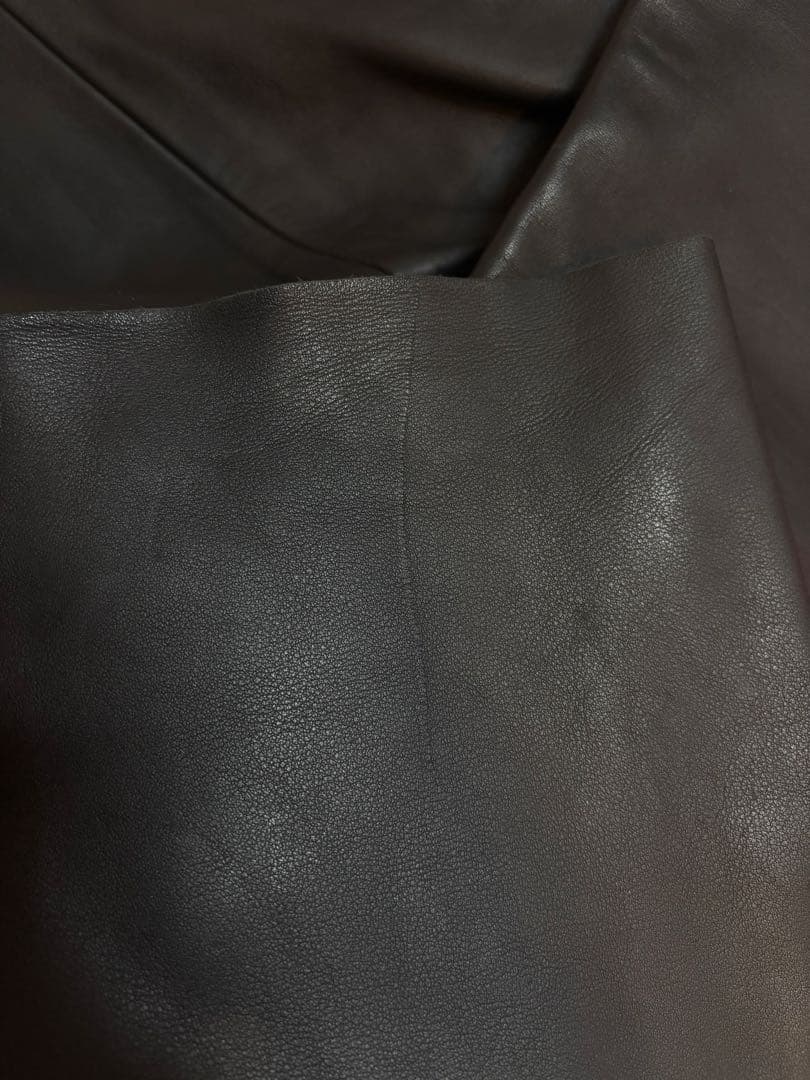 【値下げ】カドヤ KADOYA レザーパンツ カウレザー 牛革 本革 黒 31