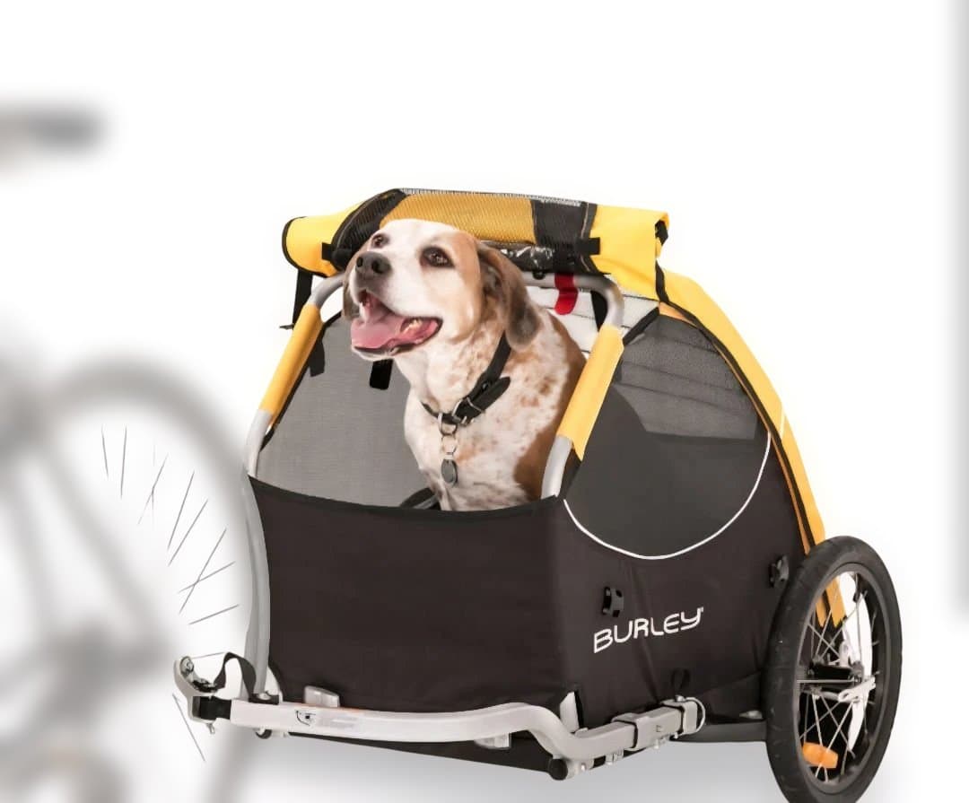 BURLEY 自転車用トレーラー 黒/黄色