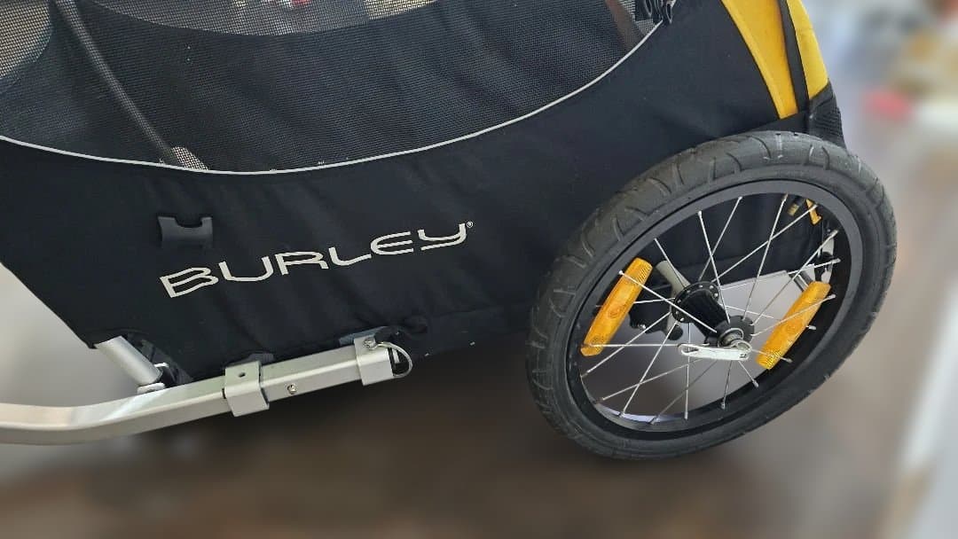 BURLEY 自転車用トレーラー 黒/黄色