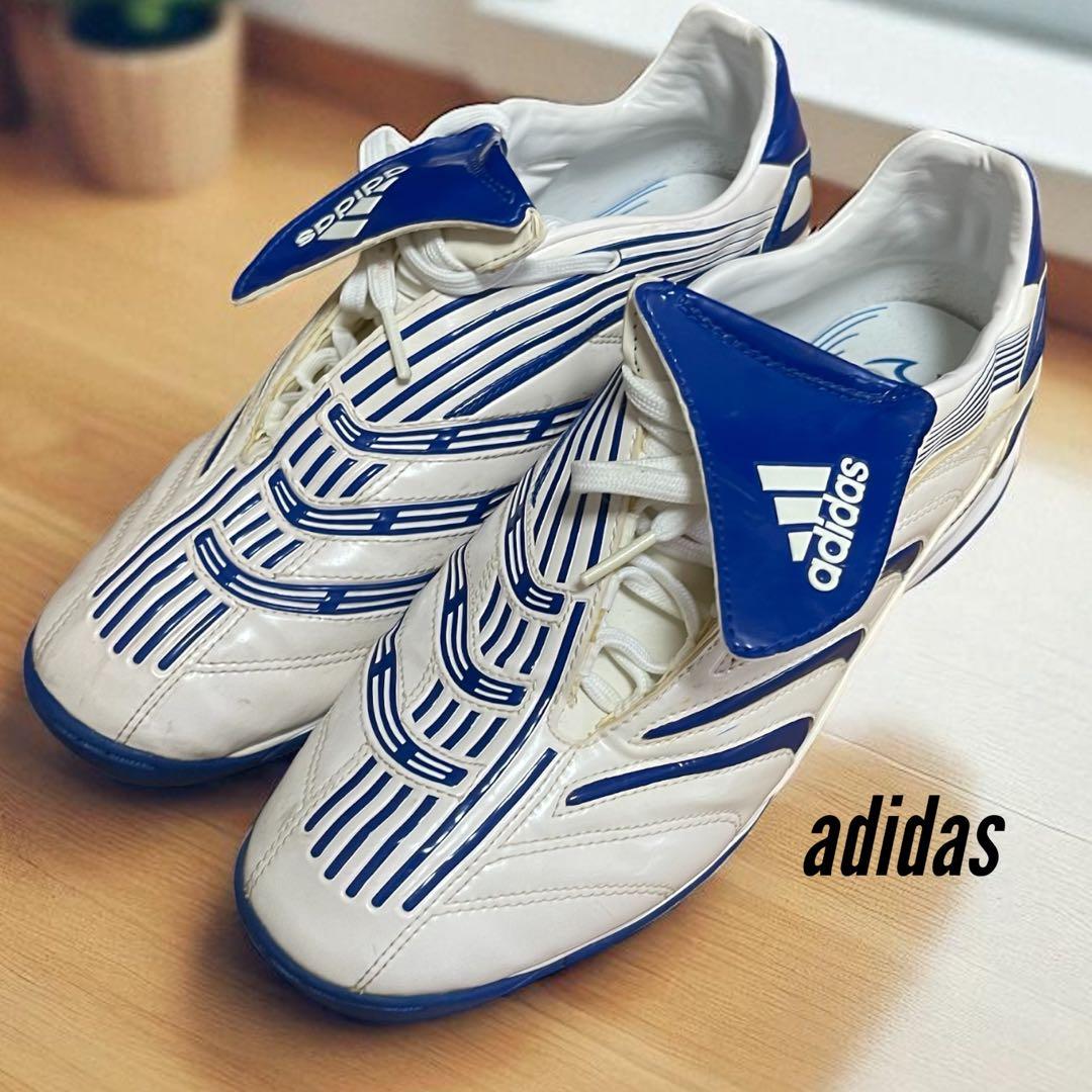 美品 レア adidas プレデター アブソリオン サッカー ホワイト/ブルー