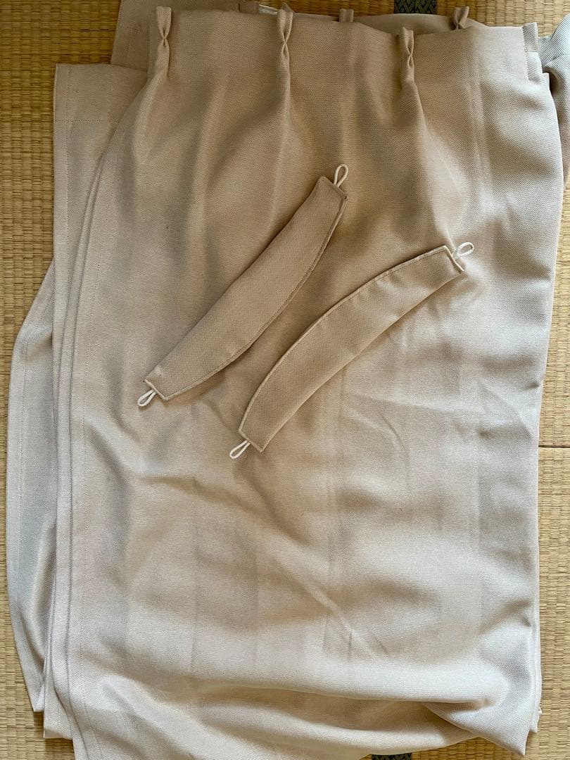 ニトリ　ドレープカーテン（100×230 2枚）レースカーテン　セット　匿名配送