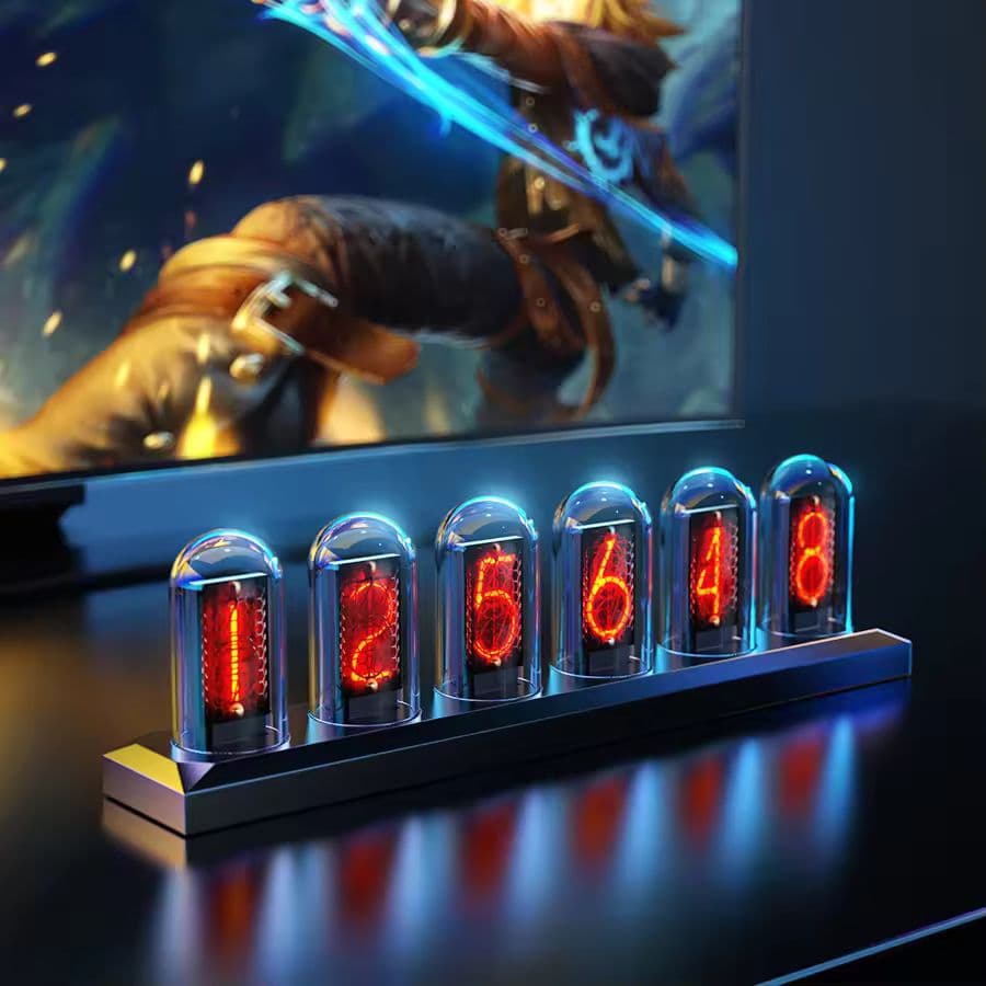未開封 新品 ニキシー管 時計 IPSTUBE H401