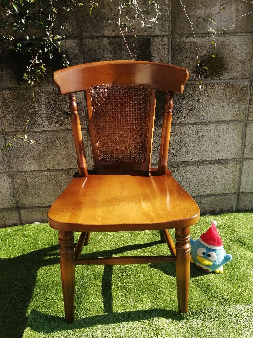 ヴィンテージ　飛騨産業 ダイニングチェア　　　木製　ウィザード 穂高 チェア a