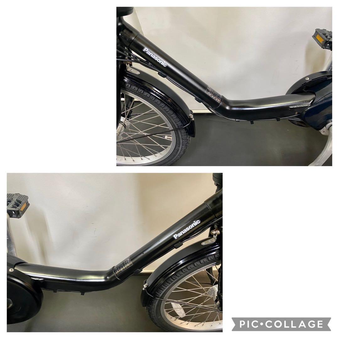 1年保証 新型　パナソニック　ギュットミニ　20インチ　黒色　電動アシスト自転車