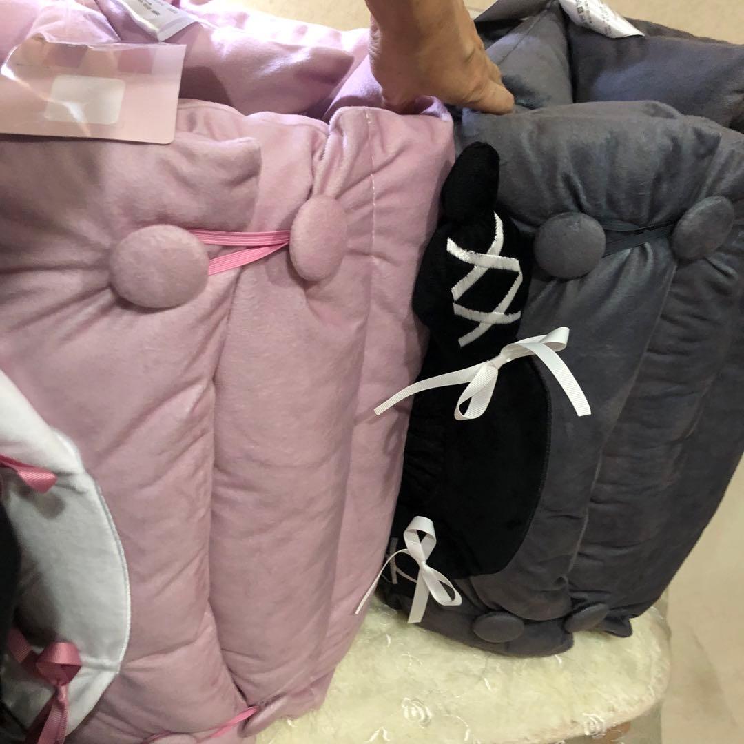 新品タグ付マイメロディ マルチフロアクッション長座布団 ゴロ寝枕　クロミ　セット