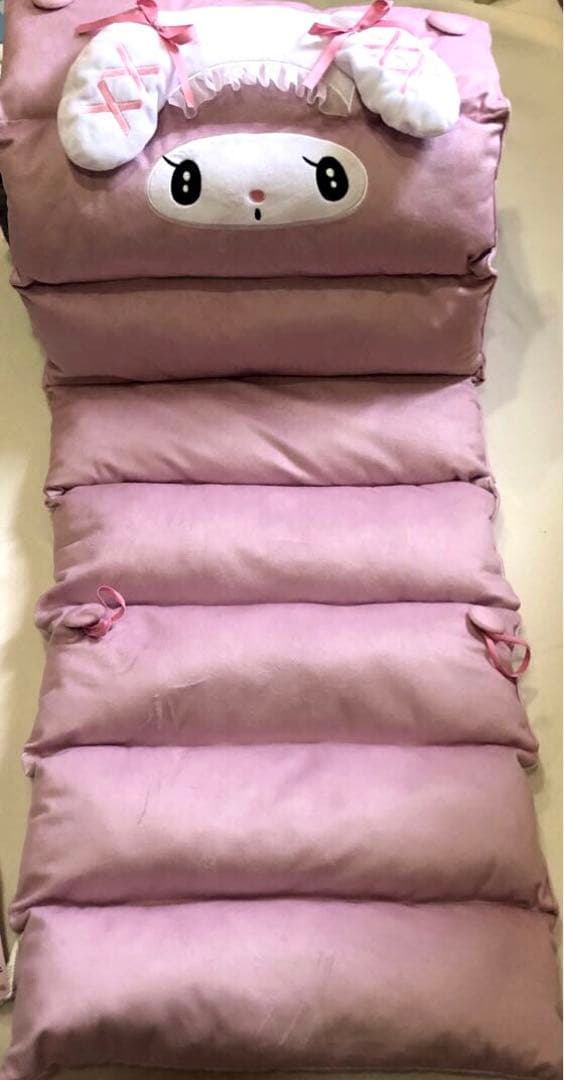 新品タグ付マイメロディ マルチフロアクッション長座布団 ゴロ寝枕　クロミ　セット