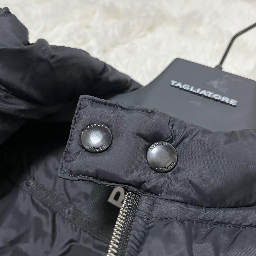 美品 REPLAY リプレイ 中綿 ライダース ジャケット Sサイズ