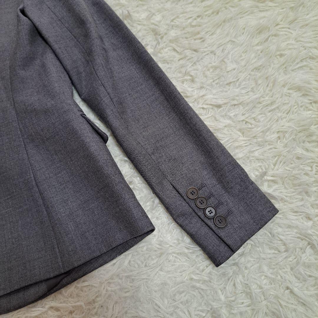 【Theory】ライトサキソニー ジャケット パンツ セットアップスーツ　グレー