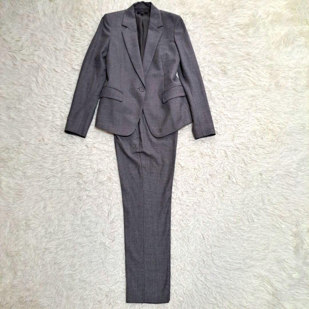 【Theory】ライトサキソニー ジャケット パンツ セットアップスーツ　グレー