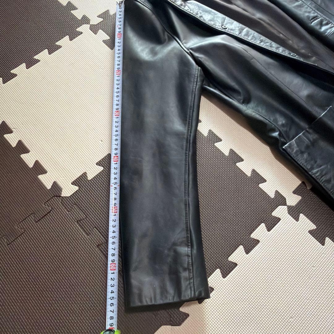 GAP ブラックレザージャケット M牛革100%