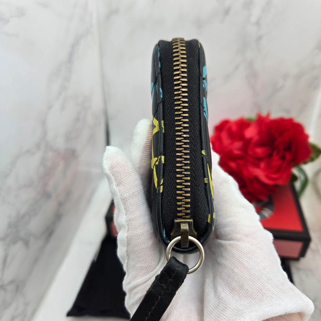 【希少】 GUCCI グッチ 長財布 財布 ゴースト マーモント キルティング