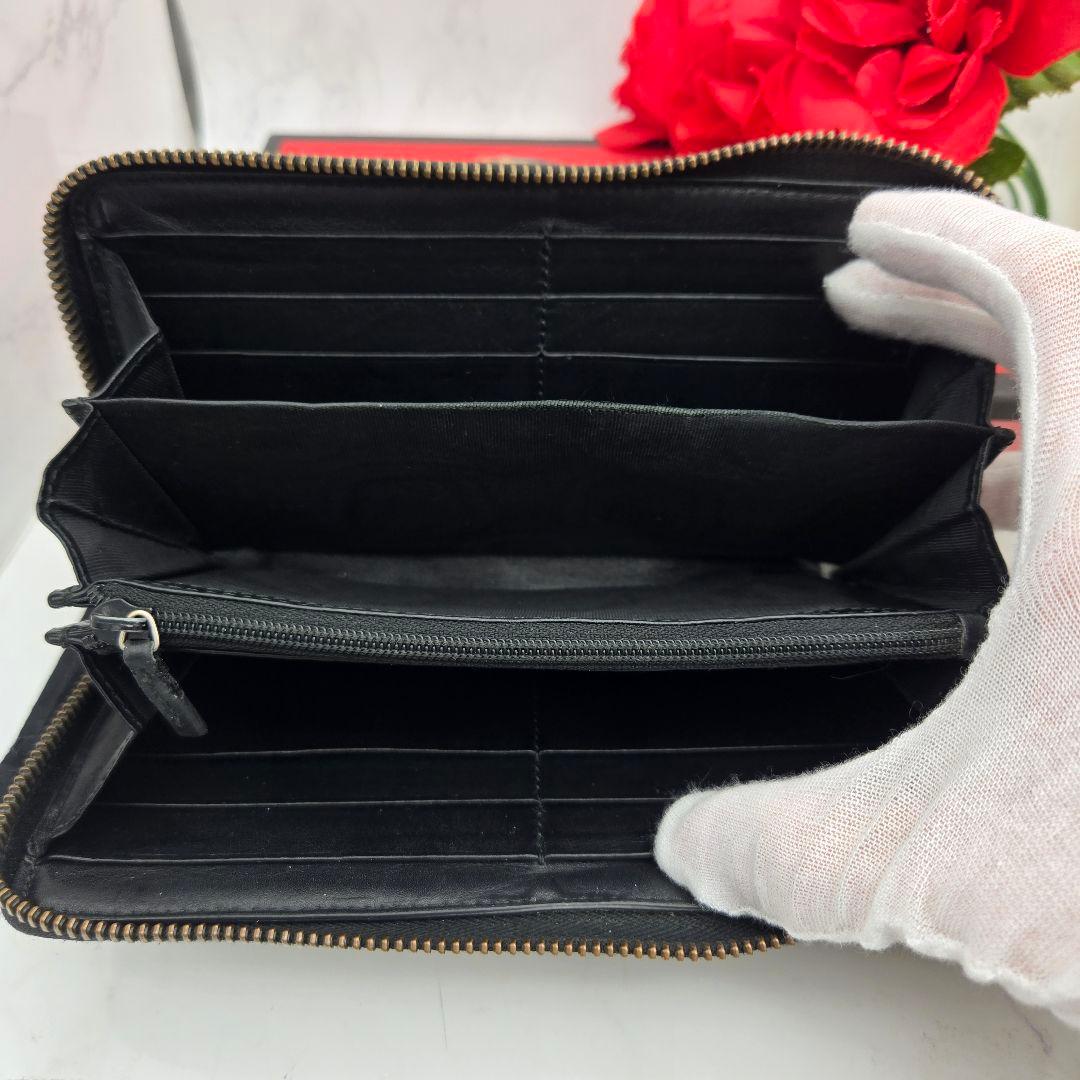 【希少】 GUCCI グッチ 長財布 財布 ゴースト マーモント キルティング