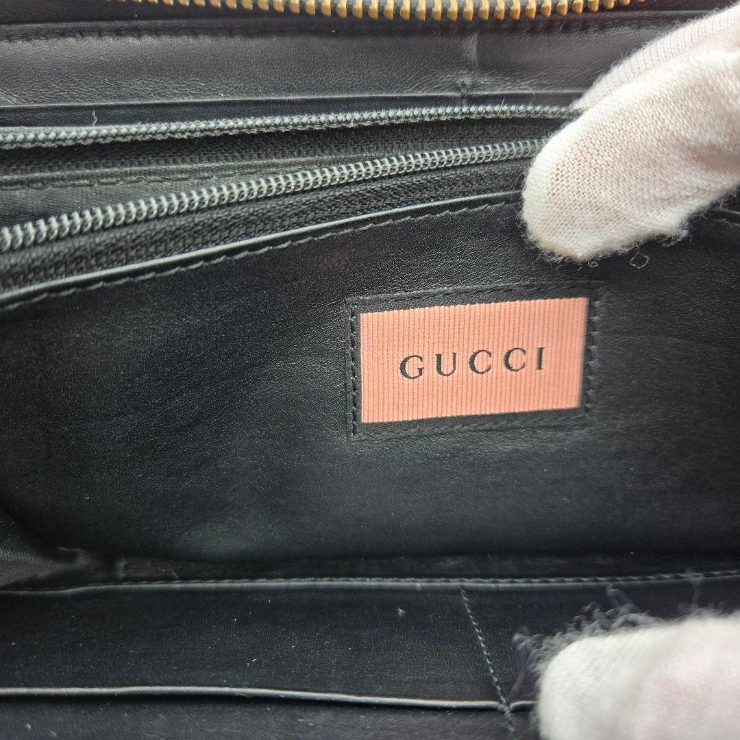 【希少】 GUCCI グッチ 長財布 財布 ゴースト マーモント キルティング