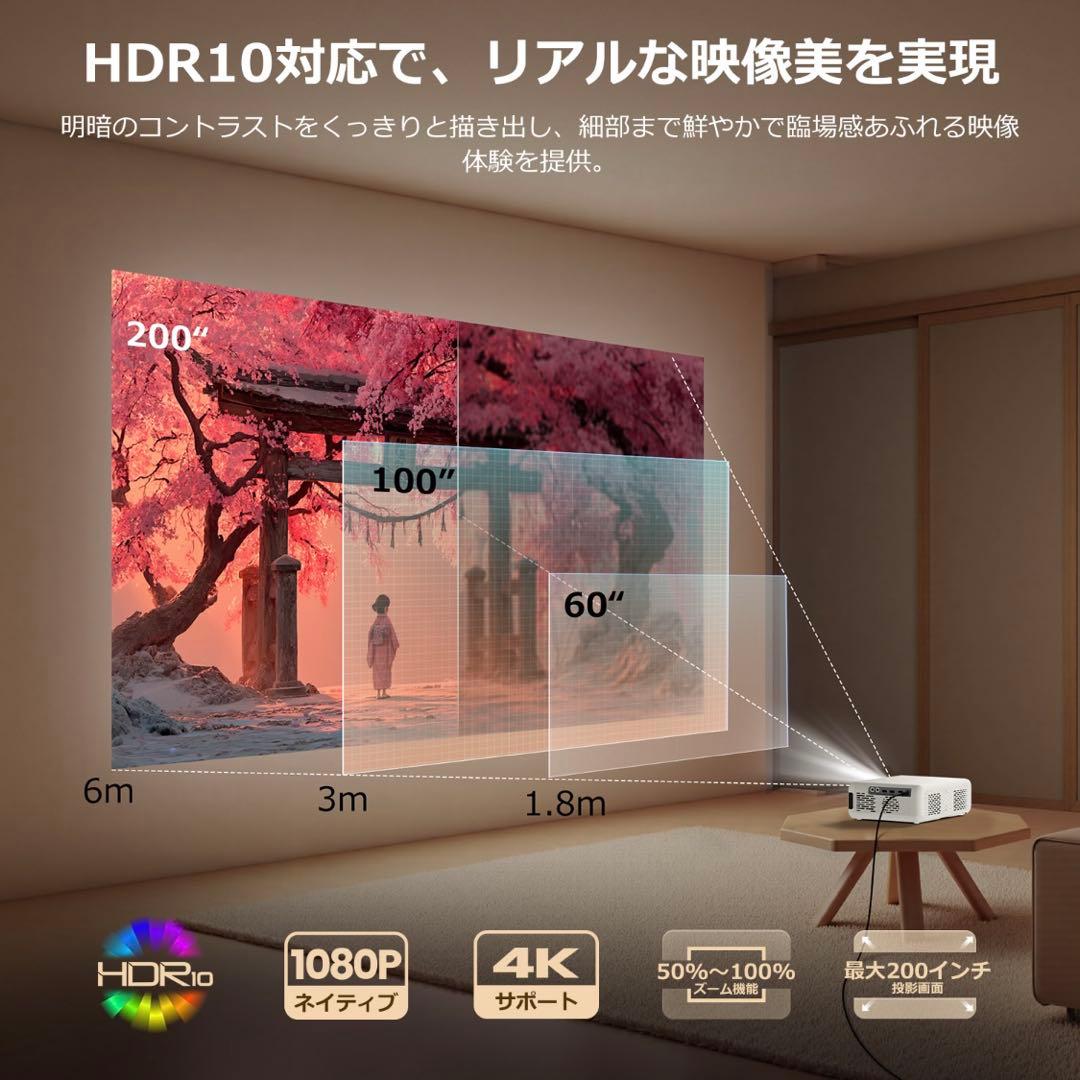 Aurzen EAZZE D1 プロジェクター Netflix公式ライセンス取得