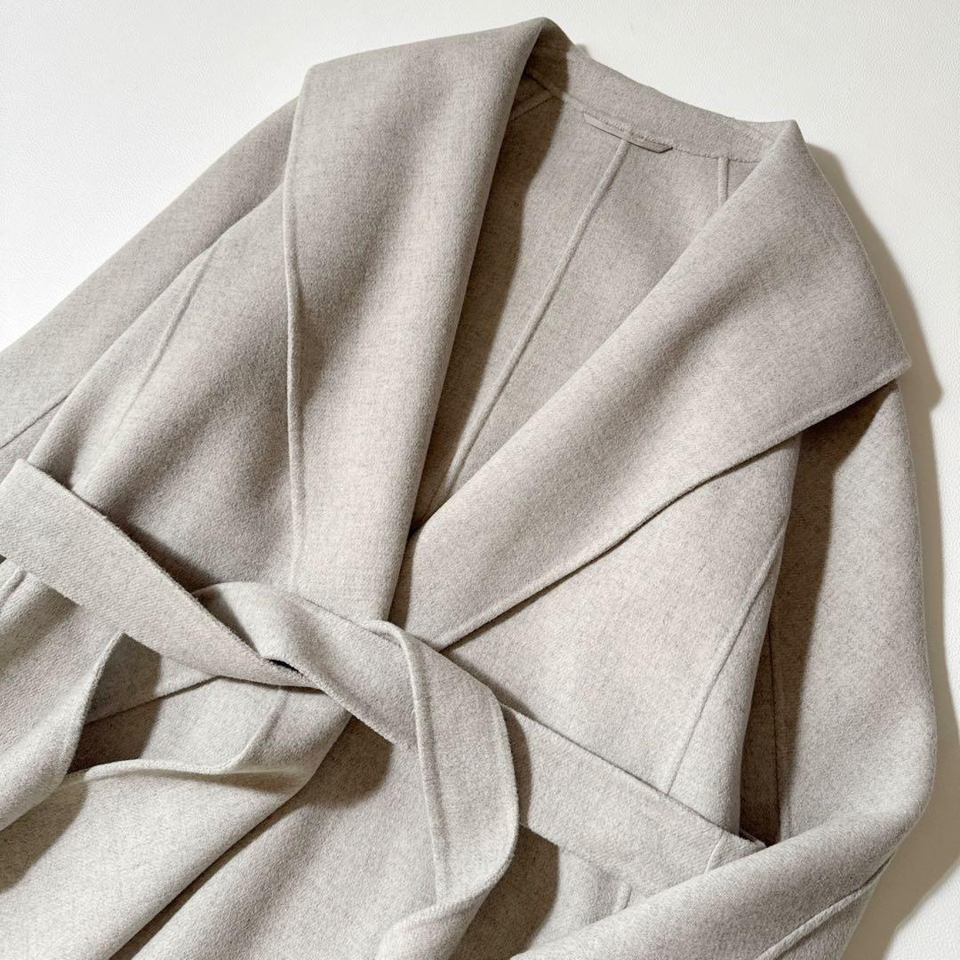 近年 エスマックスマーラ クチートアマーノ リバーコート ベルテットコート