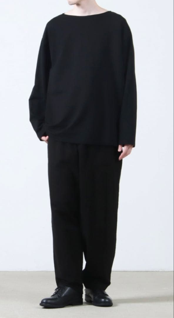 （美品）COMOLI コットン ボートネック 25AW