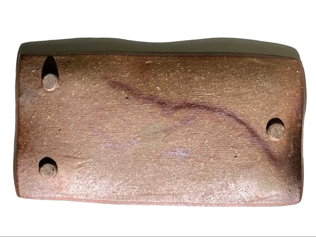 多久守作 備前焼 角皿