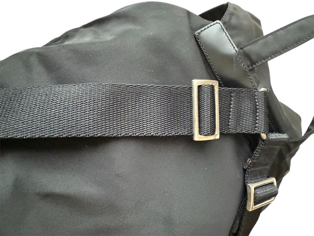 極美品PRADA プラダ ミニリュック テスートナイロン 黒　B6677F