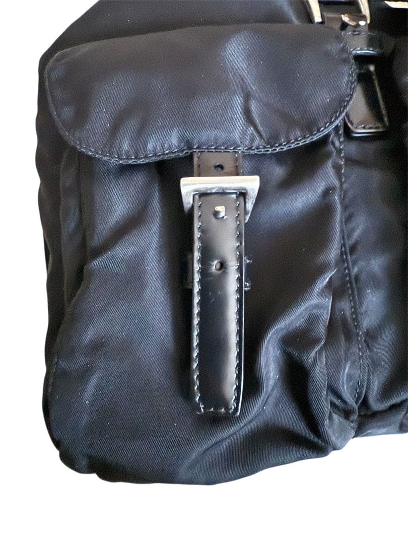 極美品PRADA プラダ ミニリュック テスートナイロン 黒　B6677F