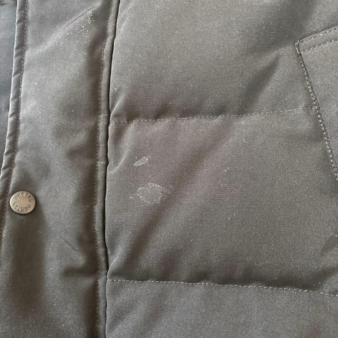 DANTON フード付き ブラックダウンジャケット