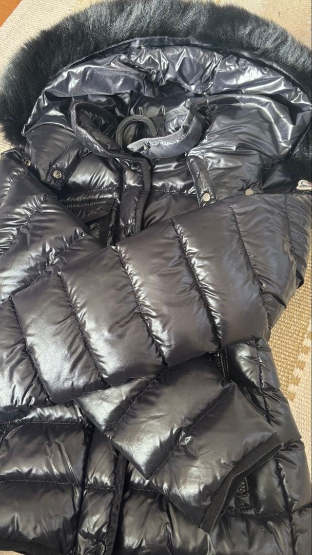 値下げ！MONCLER ブラックダウン　12anni 152cm