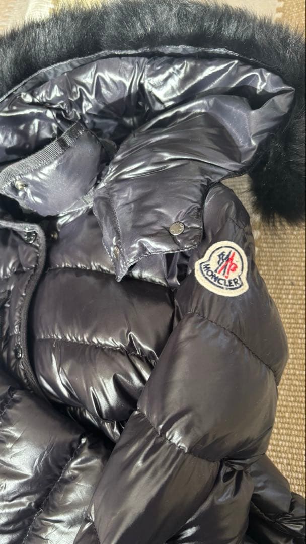 値下げ！MONCLER ブラックダウン　12anni 152cm