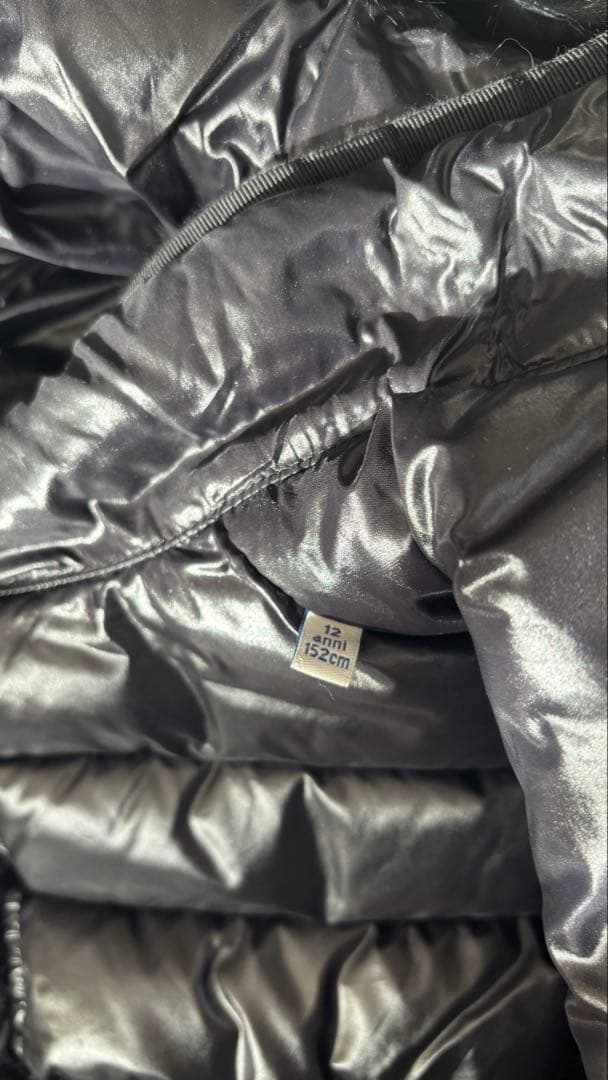 値下げ！MONCLER ブラックダウン　12anni 152cm