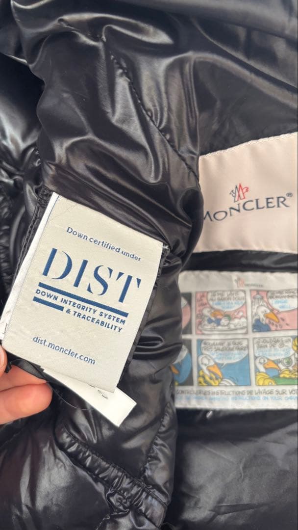 値下げ！MONCLER ブラックダウン　12anni 152cm