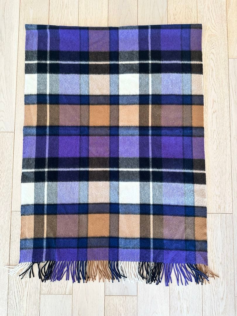 希少 極美品 ドレステリア 別注 ジョンストンズ カシミヤ100% 大判ストール