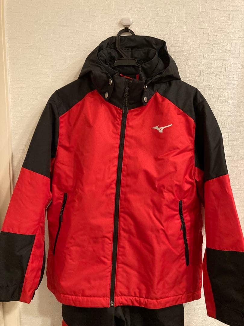 Mizuno スキーウェア 160 レッド/ブラック