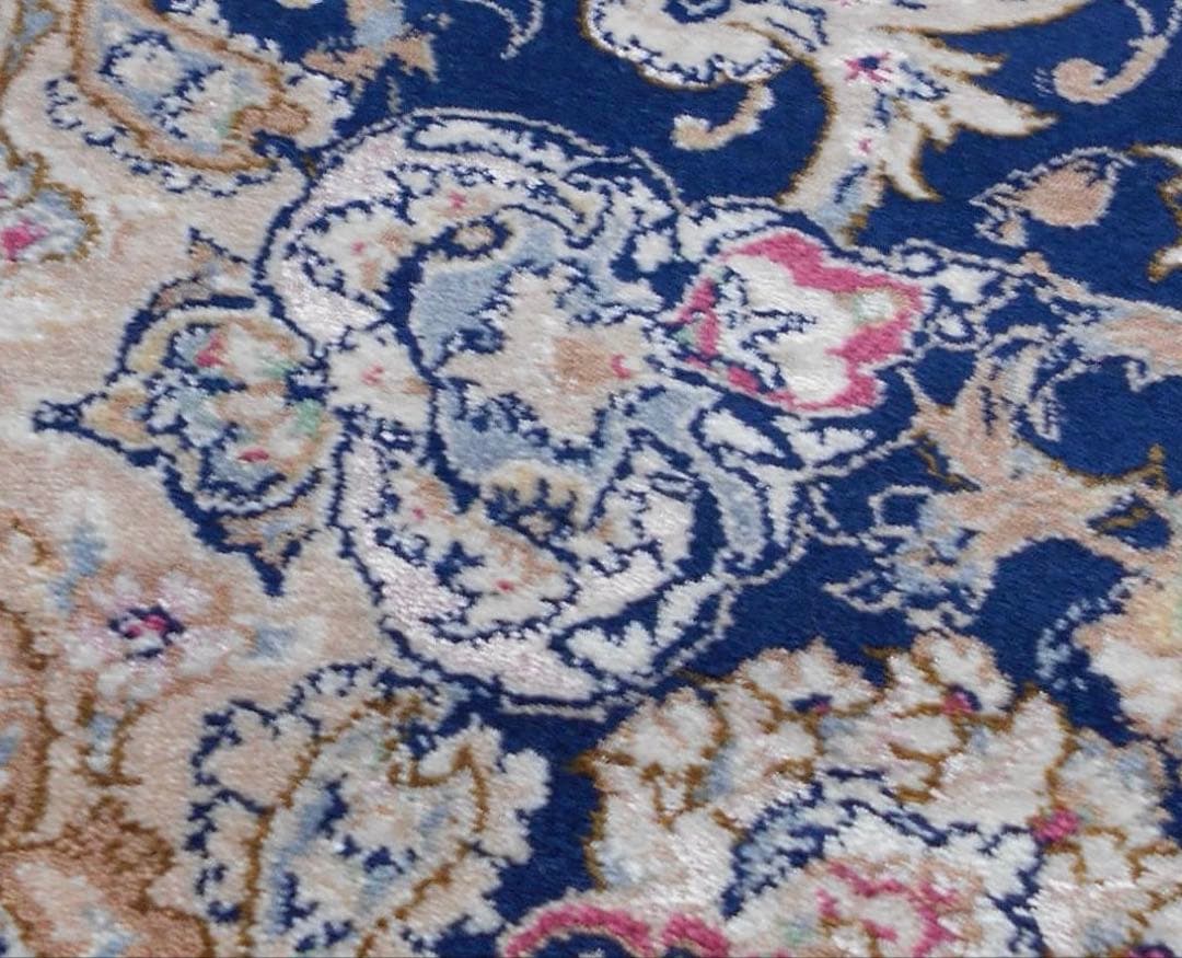 最後の一枚！輝く、多色織絨毯！本場イラン産 200×250cm-200801