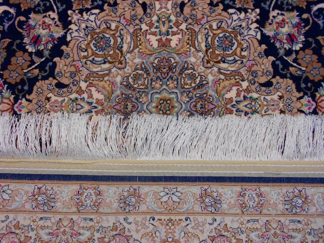 最後の一枚！輝く、多色織絨毯！本場イラン産 200×250cm-200801