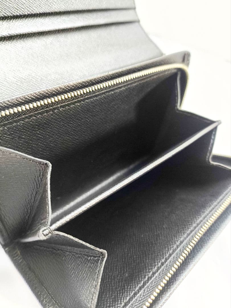 美品 ルイヴィトン エピ ポルトフォイユ トレゾール 　二つ折り財布