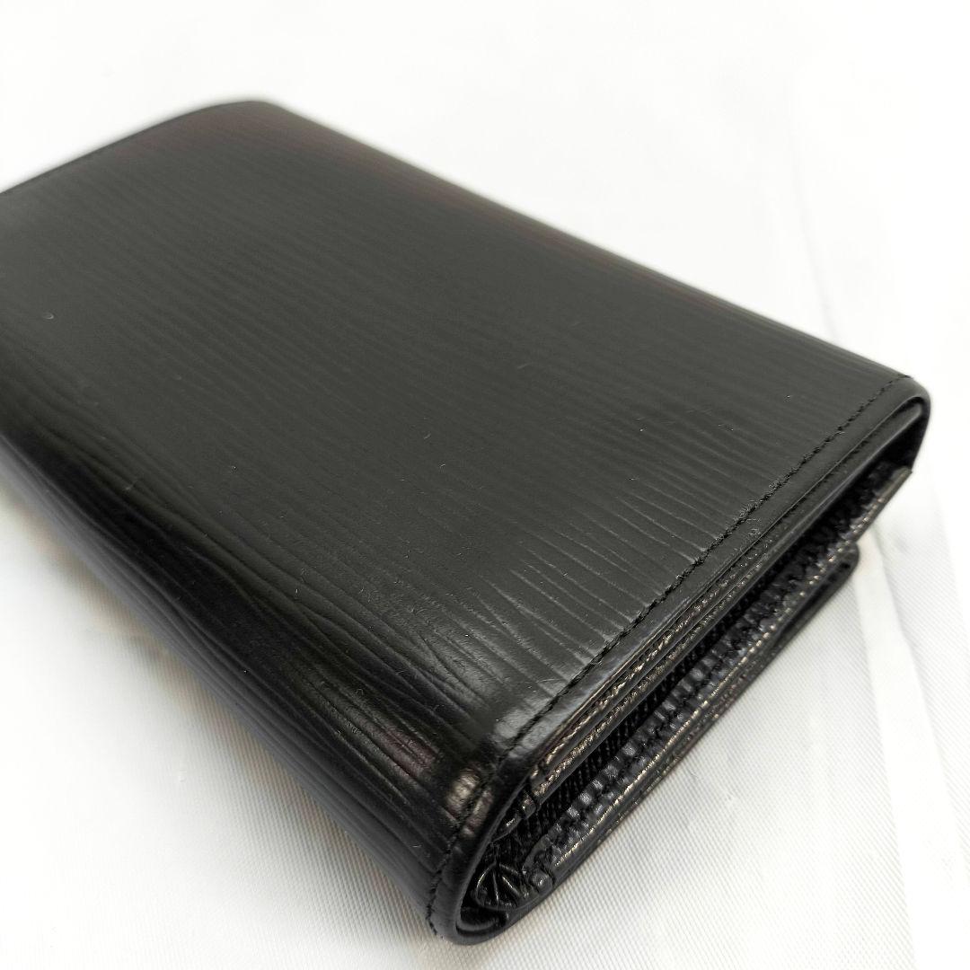 美品 ルイヴィトン エピ ポルトフォイユ トレゾール 　二つ折り財布