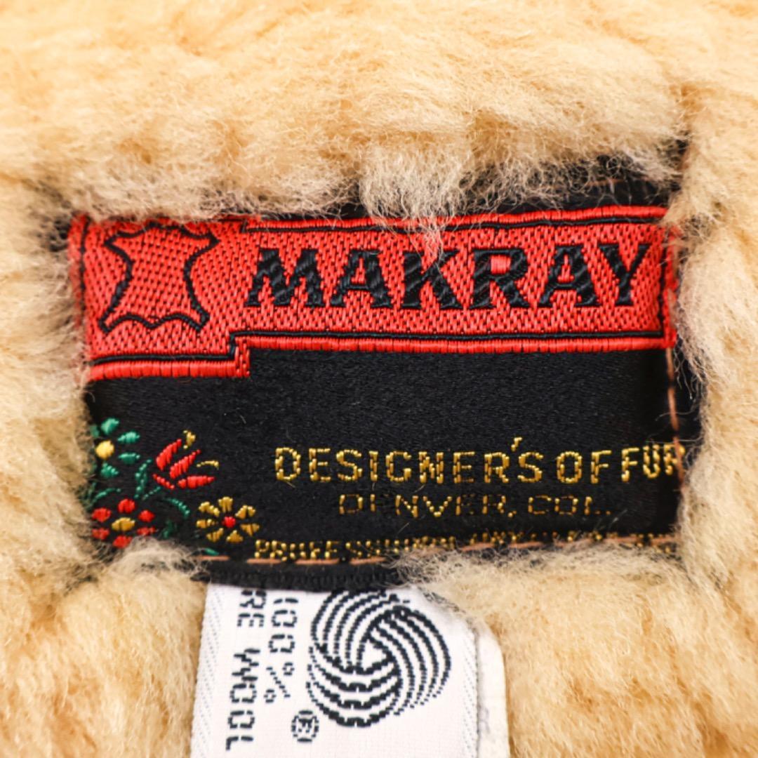 H4156◾️MAKRAY 　B-3 ムートンコート　フライトジャケット