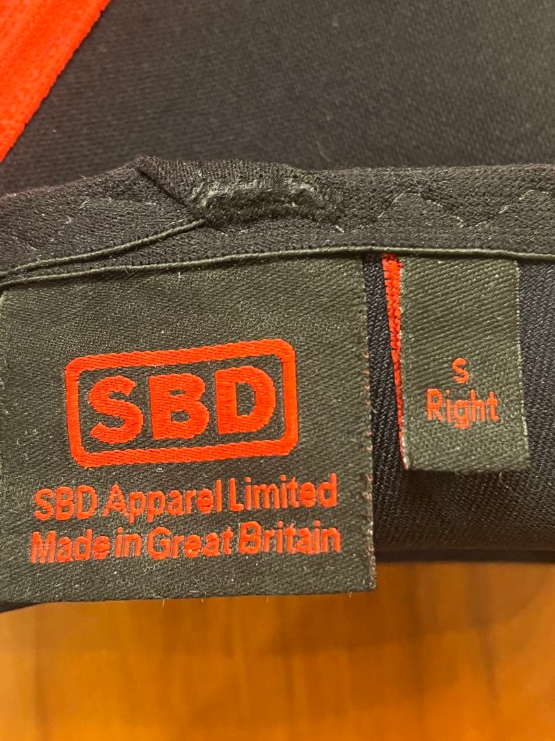 SBD サポーター Sサイズ ブラック/レッド