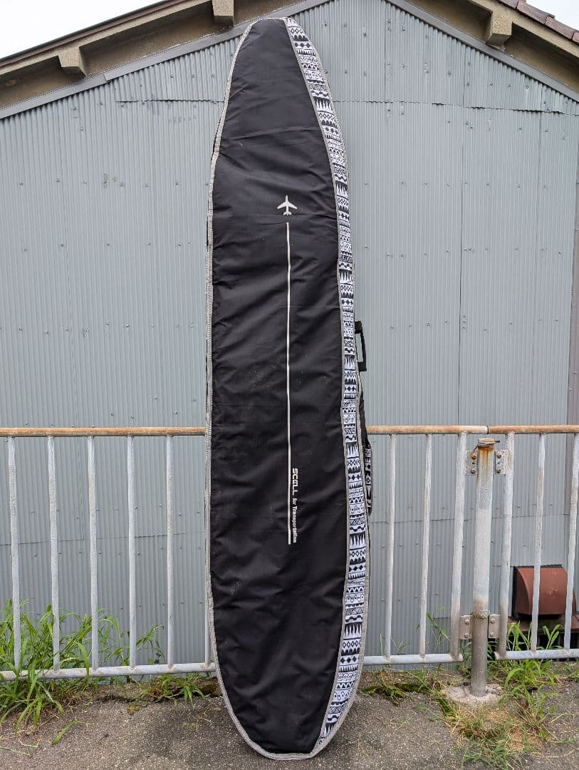 超美品　ロングボード　9,2　蛍光ピンク