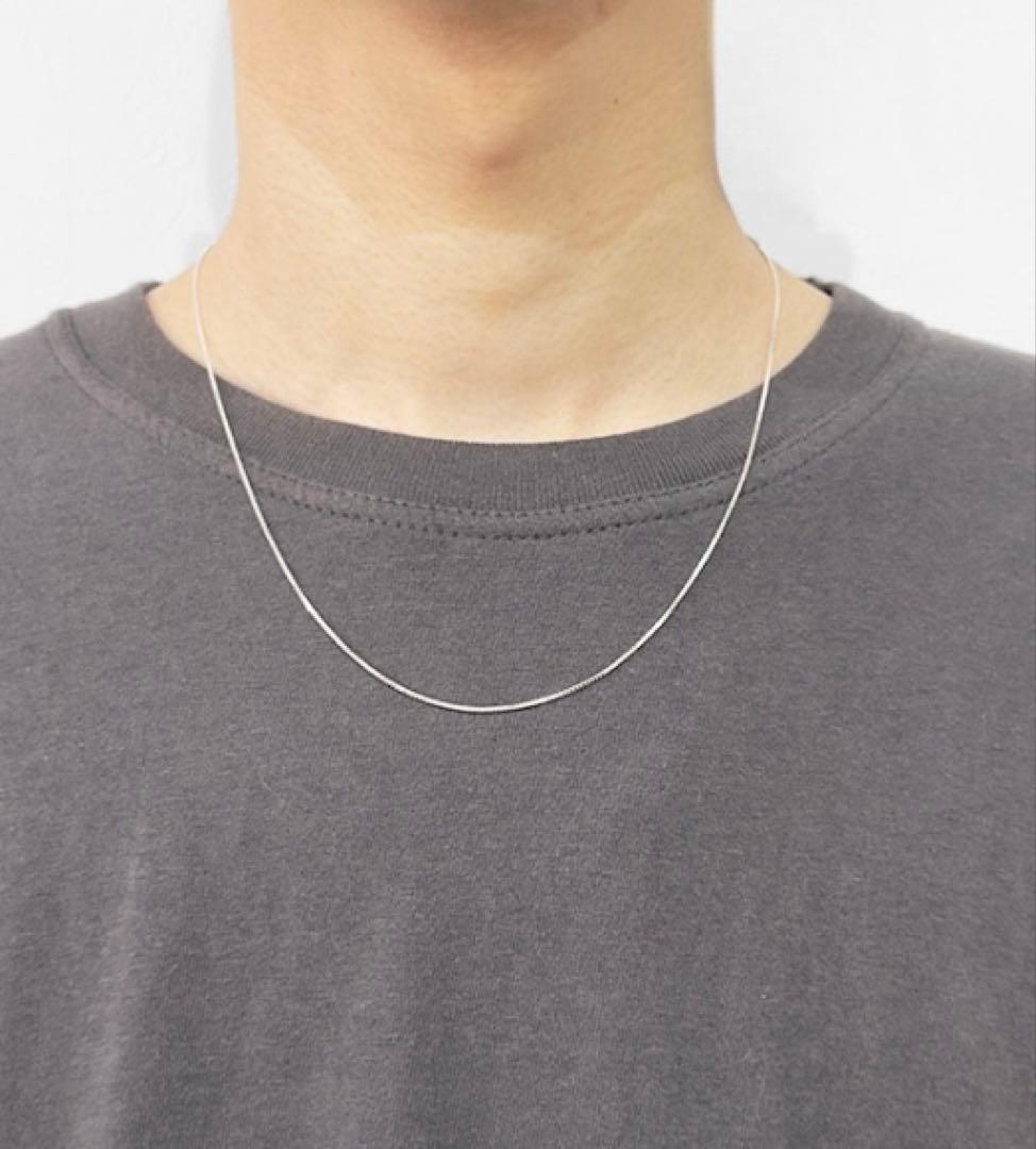 アンユーズド　シルバー925 ネックレス 50cm 三角型留め具