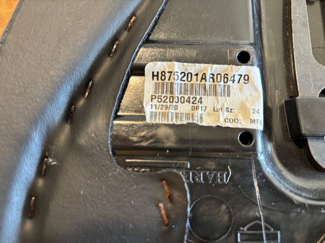 ハーレー　純正　ソロシート　スポーツスター　XL1200NS アイアン