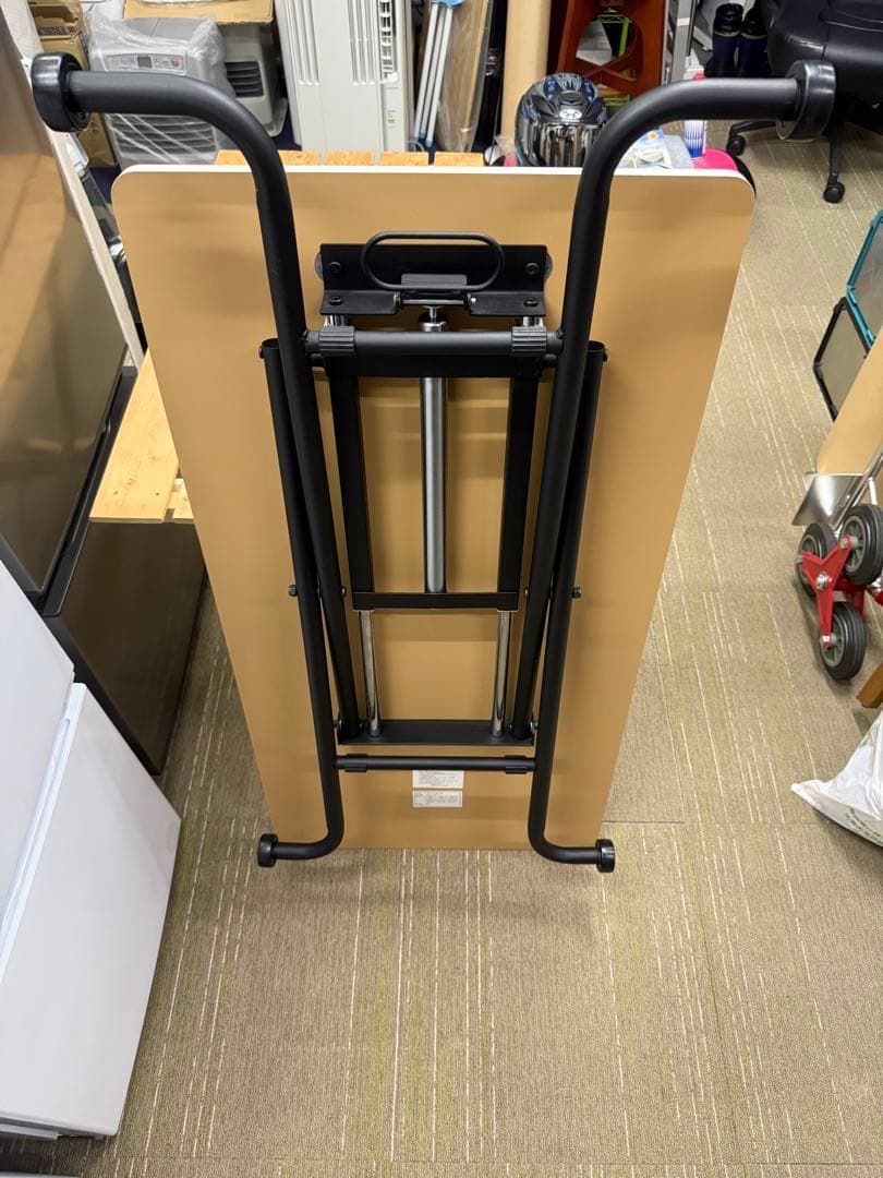 【美品】ニトリ　昇降センターテーブル　(ライザN WW/BK)