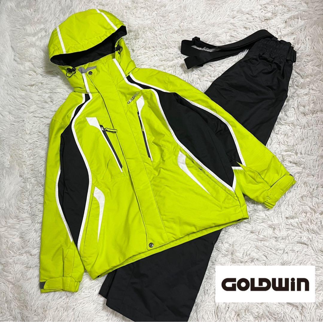 【GOLDWIN 】 ゴールドウィン スノボウェアセット 蛍光カラー