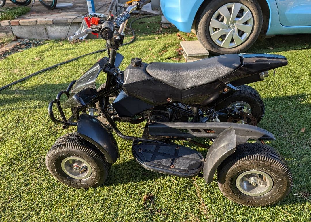 ミニ四輪バギー 50cc ポケバイ 本体 エンジン 車体 乗れる