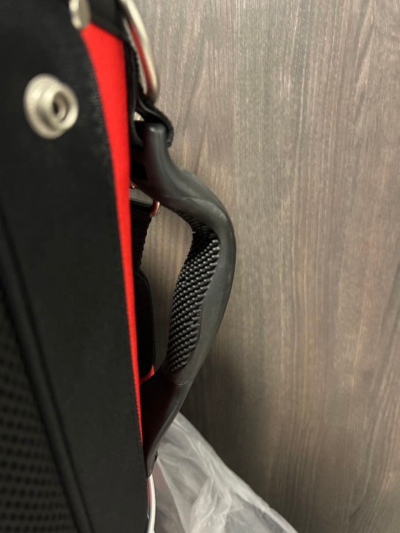 新品未使用　暗所保管　 Ralph & Swell キャディバッグ 青/赤