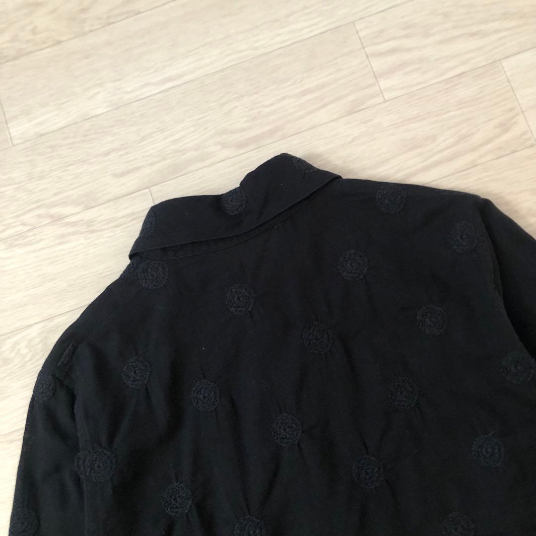 ミナペルホネン　vapor ブラウス 1 ブラック