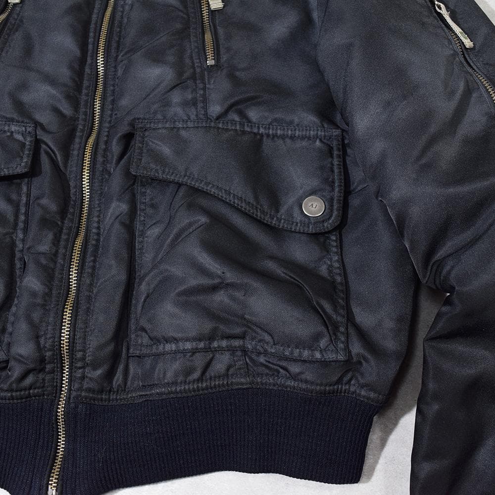 ジャケット・アウター 00s ARMANI JEANS puffer bomber jacket