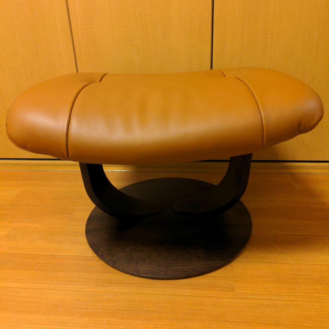 カリモク　ザ・ファースト　ブラウン　オットマン